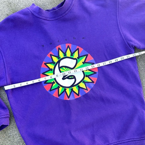 Vintage Shirts Vintage Gotcha Sweatshirt Large Mens Purple Crew